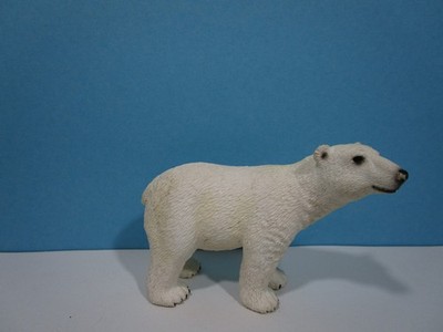 Schleich    Wild Life 14659  Eisbär / Polarbär alt - ohne Fähnchen