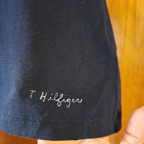 Tommy Hilfiger Anchor Womens Small Navy Blue T-Shirt Short Sleeve Nautical - Picture 3 of 10