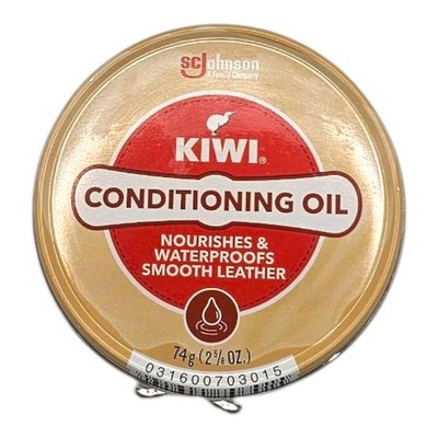 KIWI Conditioning Oil Nourishes Waterproof Smooth Leather 2.5 Oz NEW 1092195