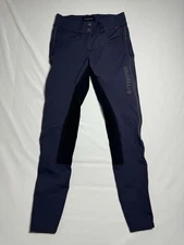 B Vertigo Full Seat Breeches Navy Size 22