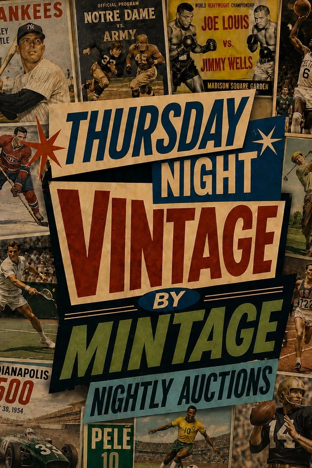 Vintage By Mintage - Thursday Night - Vintage Variety Show 1910's-1970's
