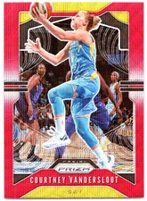 2020 Panini Prizm WNBA COURTNEY VANDERSLOOT RED WAVE PRIZM SP #14