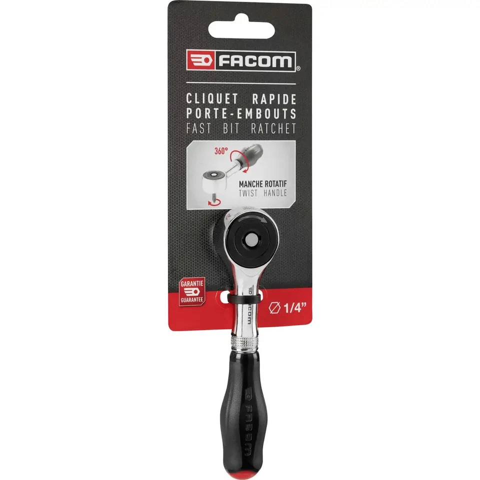 Facom R.PE360PB Cliquet réversible 1/4 (6.3 mm) 120 mm - Photo 1/1