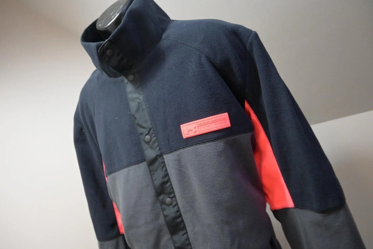 Under Armour Polartec Jacket Reversible Fleece Athletic Mens Sz XL NWT - product detail image 2