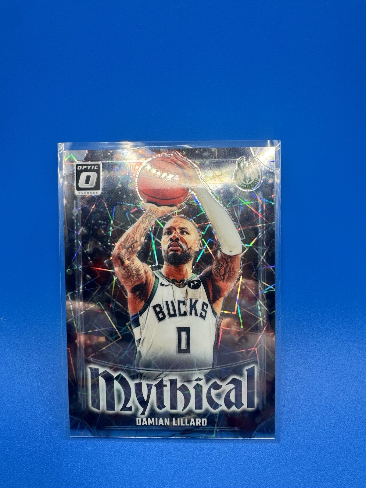 2024-25 SSP Panini Optic Mythical Damian Lillard Prizm Milwaukee Bucks #20
