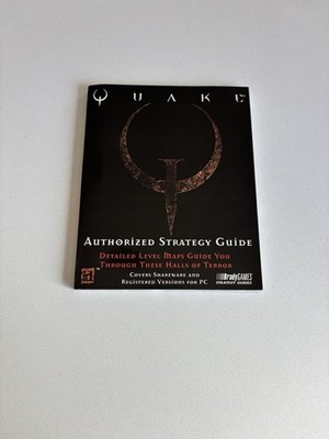 Quake Authorized Strategy Guide Book BradyGames ID Software FPS 1996