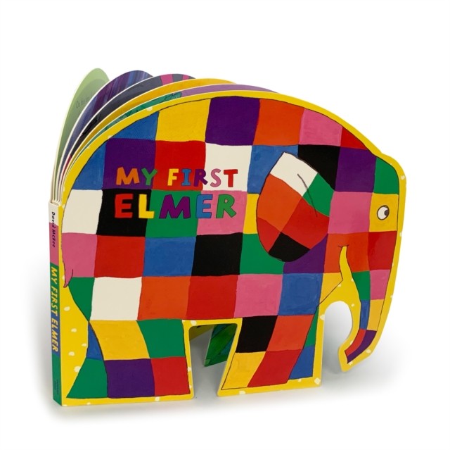 My First Elmer Shaped Board Book by David McKee (Board book)