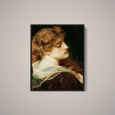 Frederick Sandys - Mary Magdalene - Art Print on Paper or Canvas