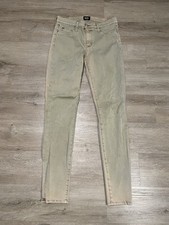 Hudson Jeans Women's 28x30 Tan Nico Midrise Ankle Super Skinny Stretch USA MADE