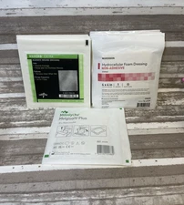 Lot of 14 Mixed Brands 4 x 4 Dressing Maxorb Hydrocellular Melgisorb ***READ***