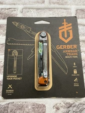Gerber Armbar Trade Multi Tool Burnt Orange New  Hiking Work Outdoors Utility