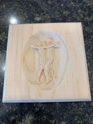 Dance Pair Engraving Wood Corner Trim Block Door Trim Block Window Trim