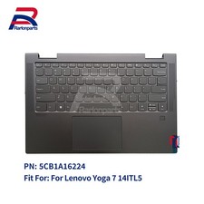 For Lenovo Yoga 7-14ITL5 82BH Palmrest w/Backlit Keyboard Touchpad 5CB1A16224 US