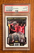 Jaxon Smith-Njigba PSA 10 Panini Score ROOKIE Autograph Seahawks 