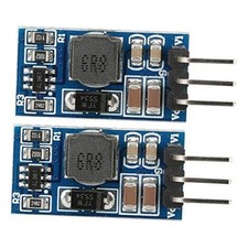 2Pcs DC-DC Boost Converter Module 2.6-5.5 to 5V/6V/9V/12V Step-up Voltage