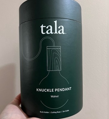 Tala | Knuckle Pendant Light | Walnut | NIB | Mid Century Modern