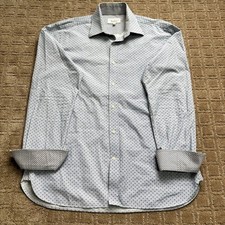 Ted Baker Endurance Flip Cuff Collared Long Sleeve Button Down Dress Shirt Sz 16