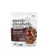 Purely Elizabeth  Granola Chocolate Sea Salt Probiotic Pouch   8 Oz