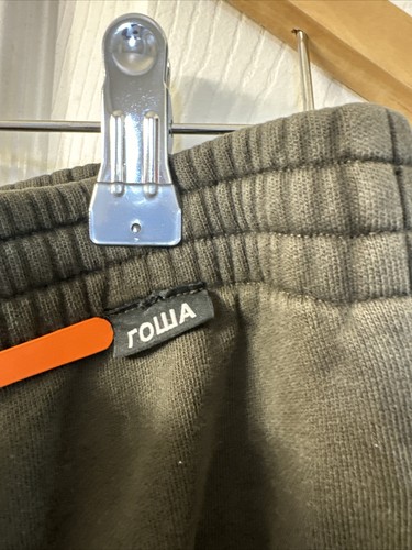 GOSHA RUBCHINSKIY Gosha Oversized Double Cuff Sweatpants Olive / Gold Small - Picture 5 of 7