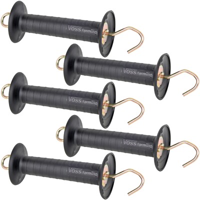 5x Torgriff mit Haken Torgriffe Weidezaun Paddock Elektrozaun Koppel Pferdezaun