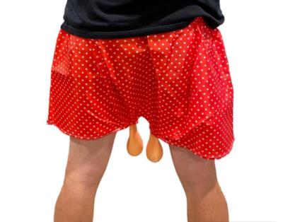 Mr. Saggy Balls - Bad Grandpa Old Man Ball Sack Testicles Boxer Short
