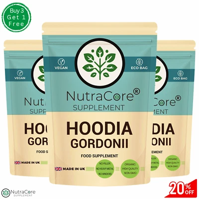 NUTRA CORE Estratto di Hoodia Gordonii Capsule 5500mg Controllo del Peso, 100% Naturale e Forte