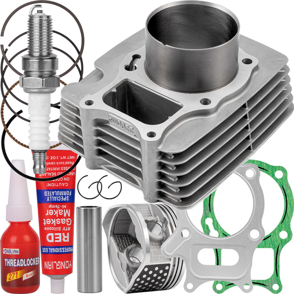 72mm Big bore Cylinder Jug Piston Top End Kit For Honda TRX250EX