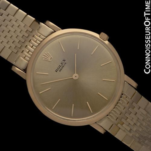 Rolex Cellini Thin Rolex Rolex Cellini 3833 WG Roman Dial Manual