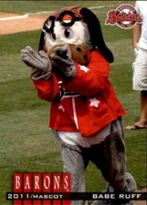 2011 Birmingham Barons Grandstand #30 Babe Ruff MASCOT - NM Baseball Card