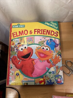 Elmo &friends First Look And Find Used Has A Small Tear As Seen In Pictures