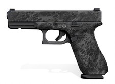 Glock 17 Gen 5 Decal Grip - Cryptic Camo Black 