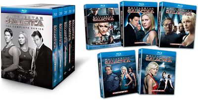 Battlestar Galactica: The Complete Series [Blu-ray] NEW 