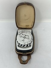 Vintage ARGUS L3 Light Meter, w/Leather case, made in West Germany, untested