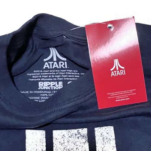 ATARI Gaming Company Vintage Navy T-shirt OG Japanese Logo Tee - Men's Size S - Picture 6 of 6