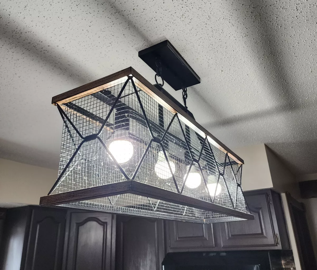 Chicken 2024 wire chandelier
