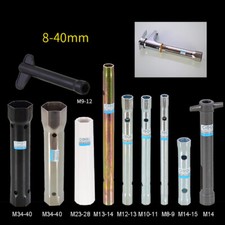 Tubular Faucet Wrench Water Pipe Tap Nut Spanner Bath Sink Installer Socket