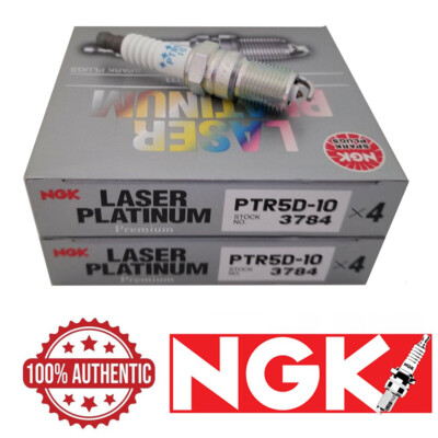 8 Plugs NGK PTR5D-10/3784 Laser Platinum Premium Spark Plugs