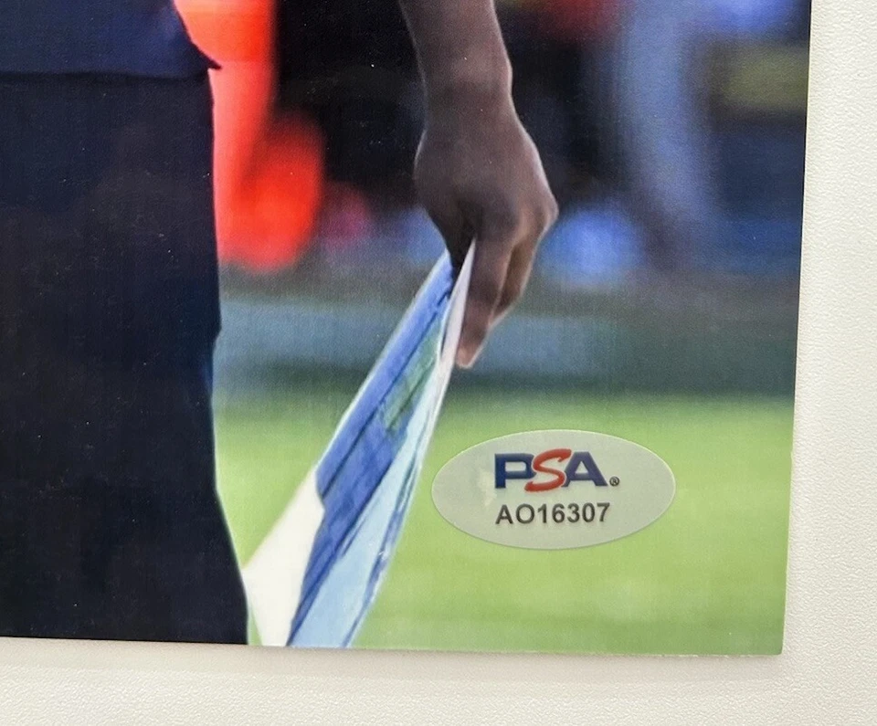 Sherrone Moore Signed 8x10 Photo Autograph Michigan Wolverines PSA/DNA Coa - Image 2 of 3