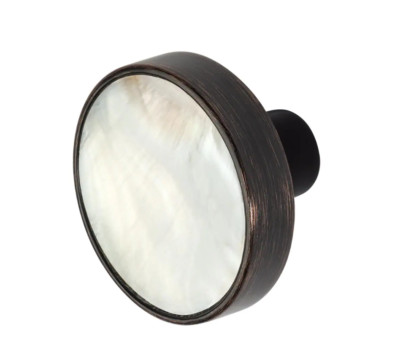 Wisdom Stone Pearl 1-3/8'' Oil Rubbed Bronze Cabinet Knob - 4226ORB