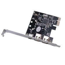 PCI-E 1X to 1394 Card 3 Port DV HD Video Capture Card pcie to 1394 VT6315N