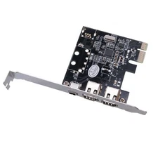 PCI-E 1X to 1394 Card 3 Port DV HD Video Capture Card pcie to 1394 VT6315N