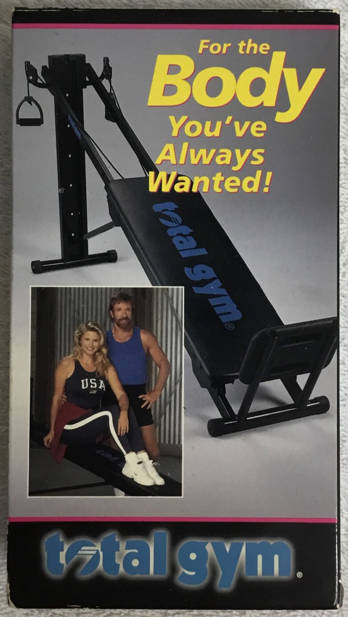 Total Gym Fitness Equipment Instructional Video (VHS, 1997) Chuck