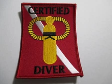 Scuba Diver Patch Aqua Water Diving Sports Snorkeling Nautical 2001