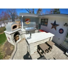 Brick Pizza Oven, Made in Portugal, Outdoor Pizza Oven, Wood Fired