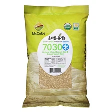 McCabe Organic 7030 Brown Rice & Brown Sweet Rice, 12lbs USDA Organic Certified