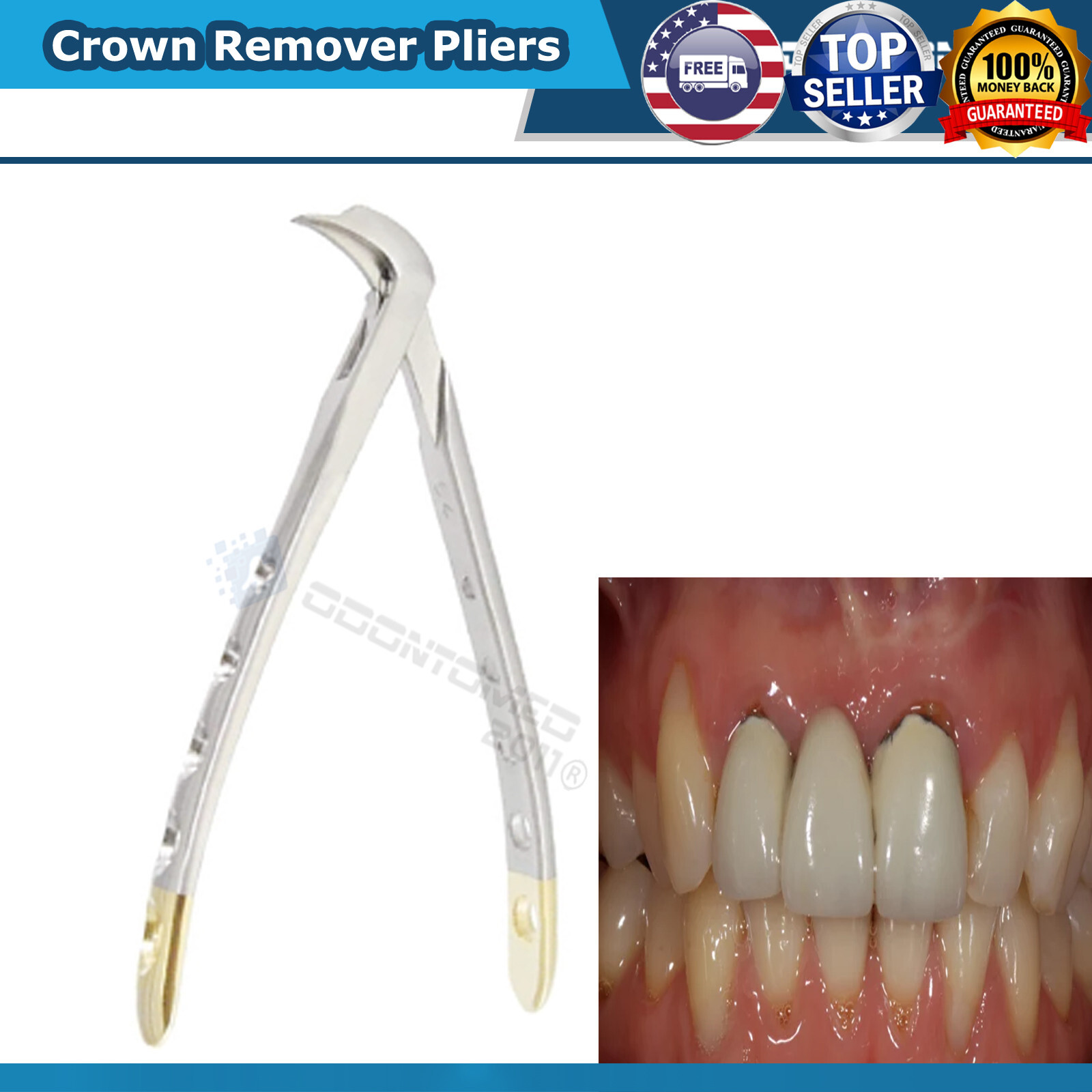 Ss Crown Instruments 2 Stainless Crown Spreader Splitter Forceps Dental Instruments Premium ...