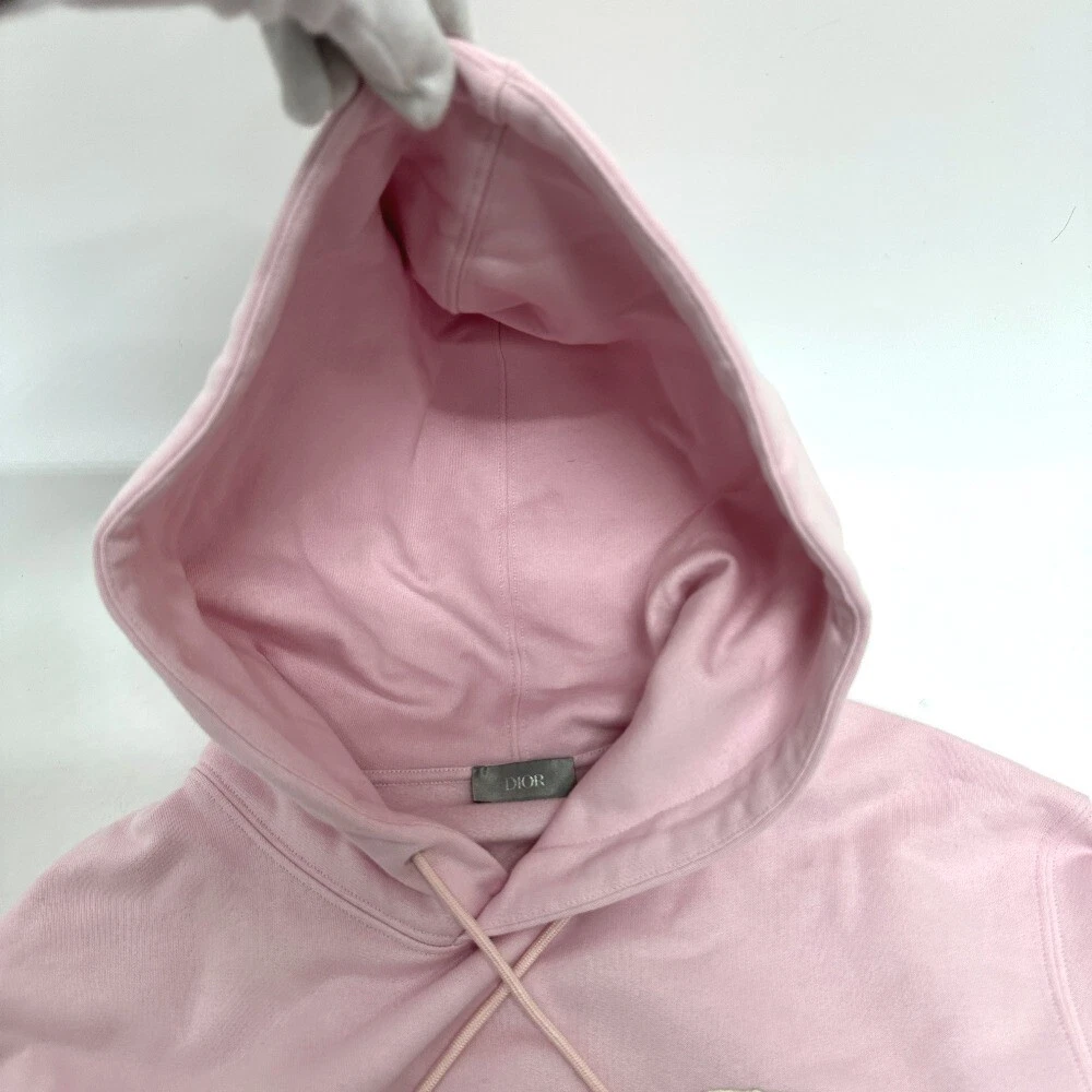 Dior 113J698A0531 CD Logo Pullover Abbigliamento Parka Cotone Rosa