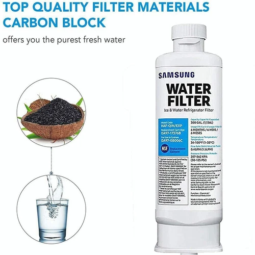 2PACK for SamSung Refrigerator Water Filter DA97-17376B DA97-08006C HAF-QIN/EXP - Picture 15 of 16