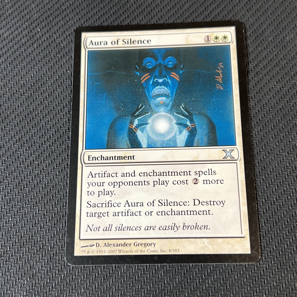 Aura of Silence Magic The Gathering Mtg M10 Card | eBay