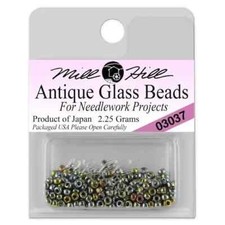 Mill Hill Glass Beads - Color 03037 Antique Abalone 11/0 Seed Bead - 2.63 Grams